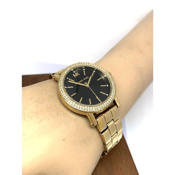 Michael Kors Women\'s Watch MK7345 Corey Quartz Gemmed Gold Stainless Steel 38mm main image 12